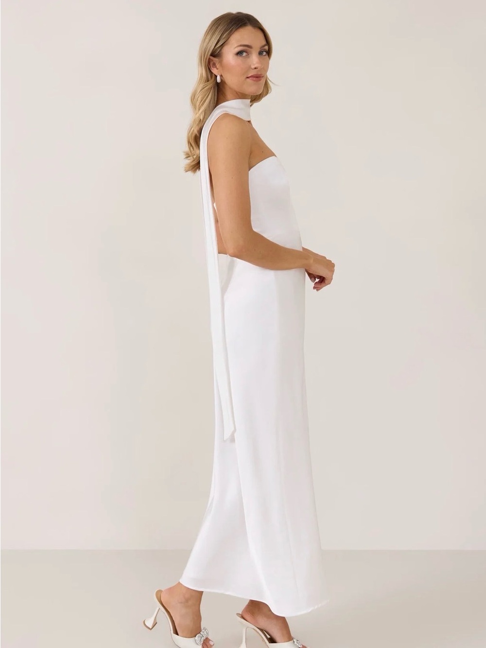 Park & Fifth Off White Lola Bridal Scarf NWT